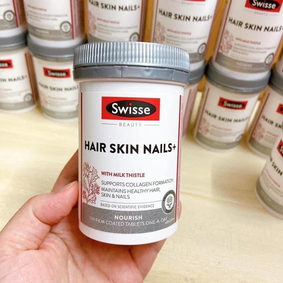 Swisse Hair Skin Nails - Viên uống đẹp da, đẹp tóc