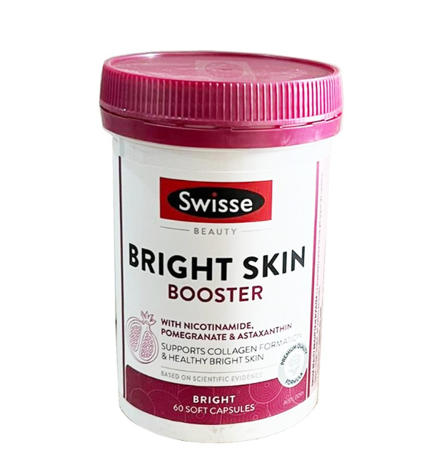 Viên uống trắng sáng da cao cấp Swisse Beauty Bright Skin 60 Capsules
