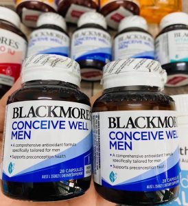 Viên uống tăng sinh lý tăng thụ thai cho Nam - Blackmores Conceive Well Men 28 Tablets