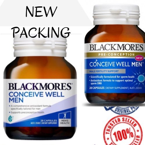Viên uống tăng sinh lý tăng thụ thai cho Nam - Blackmores Conceive Well Men 28 Tablets