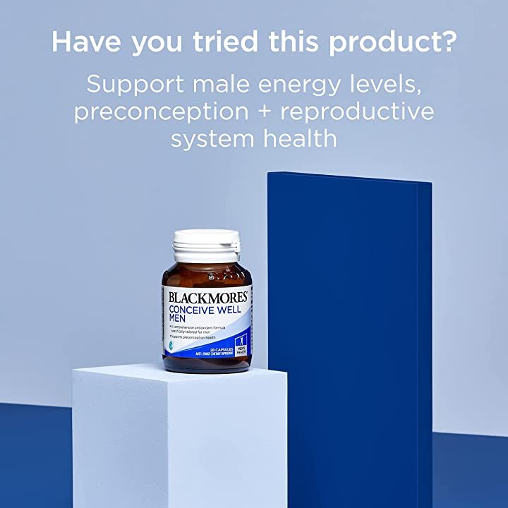 Viên uống tăng sinh lý tăng thụ thai cho Nam - Blackmores Conceive Well Men 28 Tablets