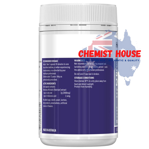 Healthy Care Super Sleep (Valerian 2000mg) - Viên uống hỗ trợ giấc ngủ 100 viên