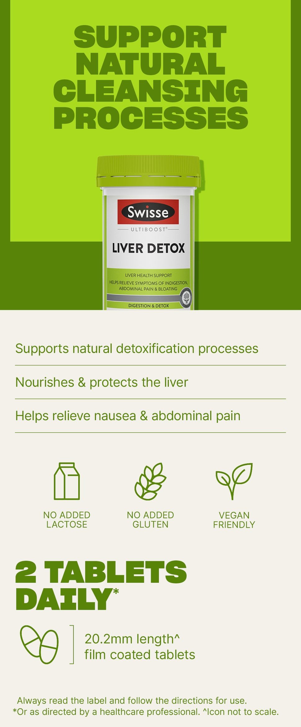 Swisse Ultiboost Liver Detox - Viên uống hỗ trợ thải độc gan