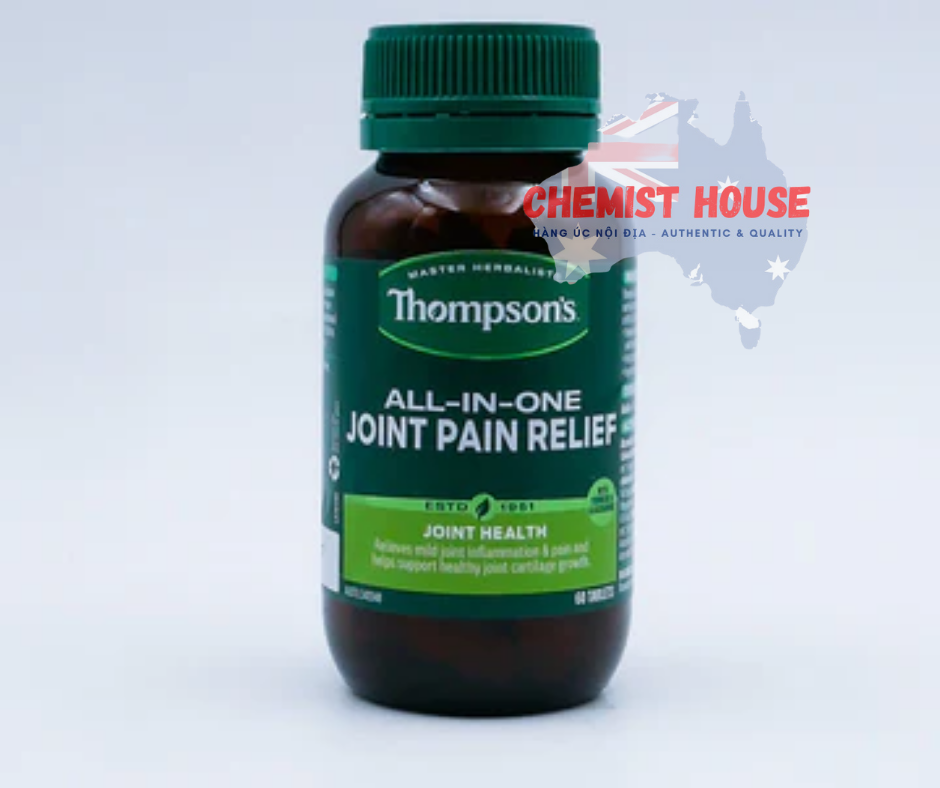 Thompson's All In One Joint Pain Relief 60 Tablets - Viên uống giảm đâu xương khớp 60 viên