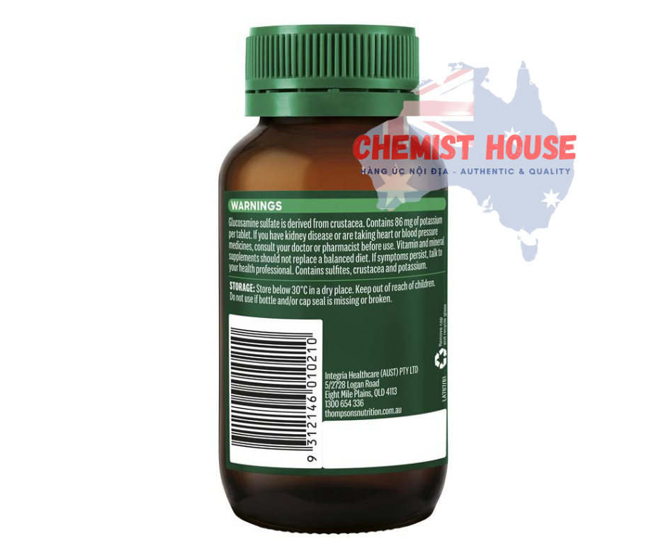 Thompson's All In One Joint Pain Relief 60 Tablets - Viên uống giảm đâu xương khớp 60 viên