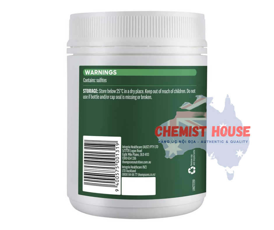 Thompson's High Potency Super Lecithin - Viên uống mầm đậu nành hàm lượng cao 200 viên