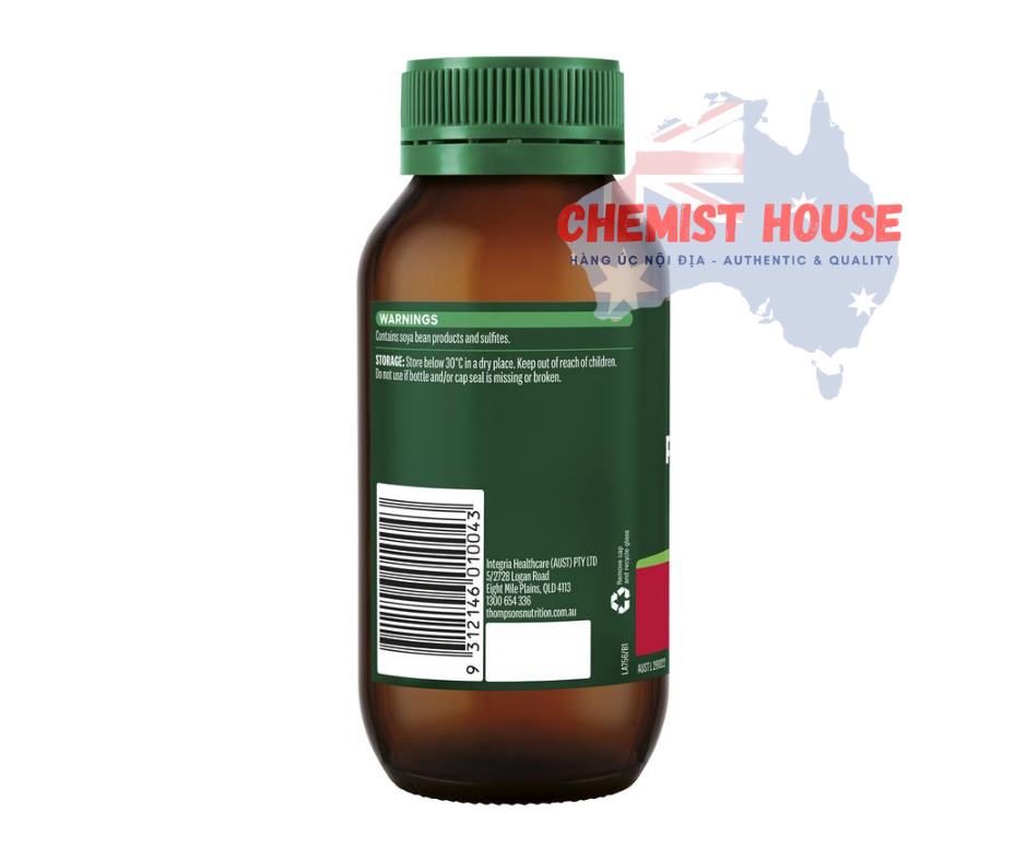 Thompson's Phytosterol Complex 120 Tablets - Viên uống hỗ trợ tim mạch 120 viên
