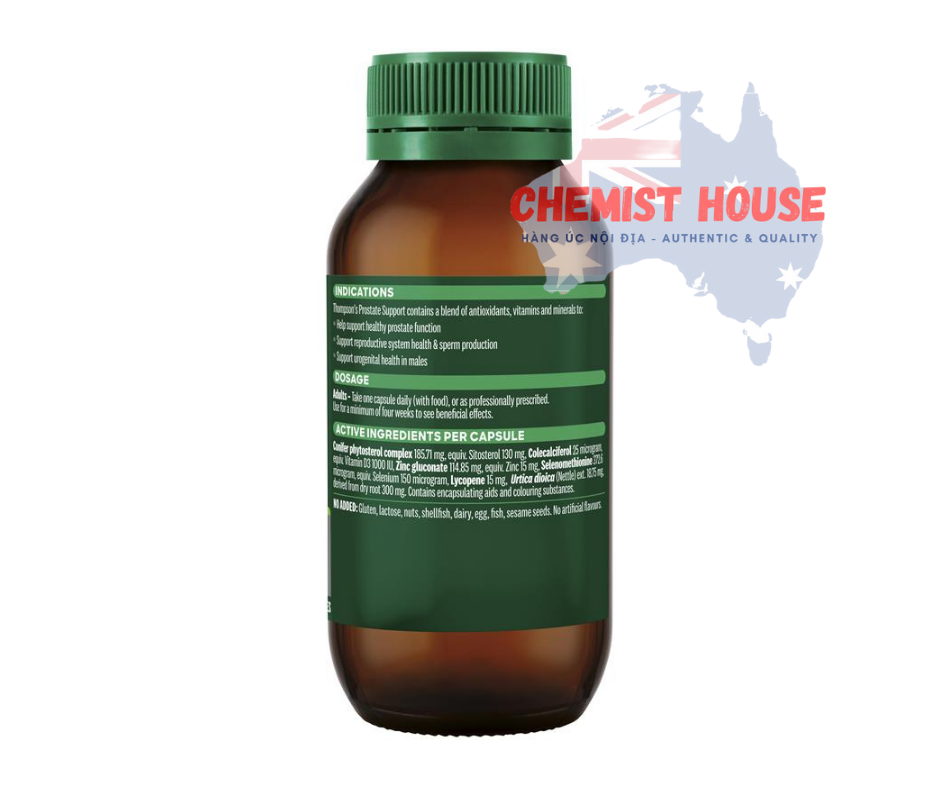Thompson's Prostate Manager - Viên uống hỗ trợ sức tuyến tiền liệt 90 viên