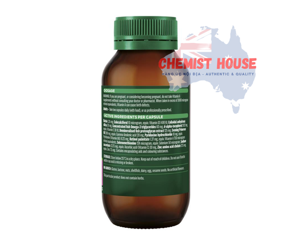 Thompson's Skin, Hair & Nails - Viên uống hỗ trợ sức khỏe da, tóc và móng 90 viên