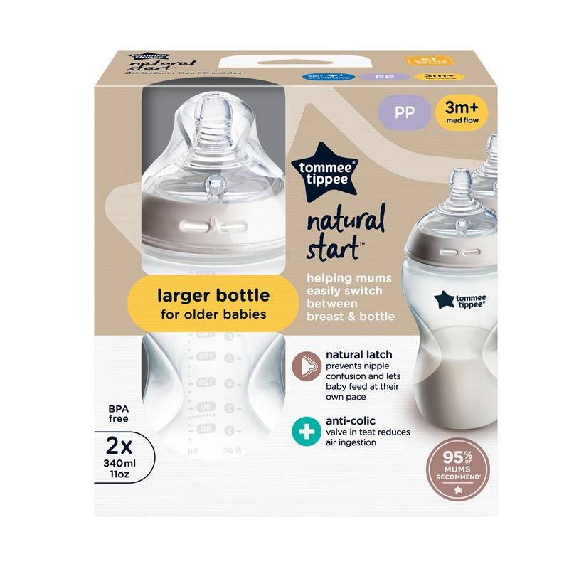 Bình Sữa Tommee Tippee Ty Siêu Mềm, Siêu Tự Nhiên & Đa Dạng Cho Bé - Tommee Tippee