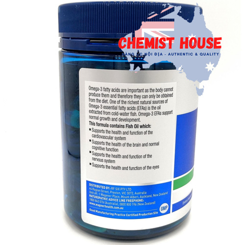 Wagner Triple Strength Omega-3 Fish Oil - Viên uống dầu cá Omega-3 150 viên