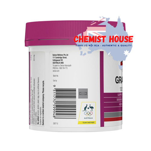 Swisse Ultiboost Grape Seed 14,25mg - Viên uống chống lão hóa với tinh chất hạt nho 300 viên