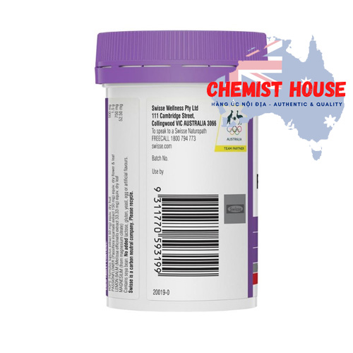 Swisse Ultiboost Sleep - Viên uống hỗ trợ điều trị chứng mất ngủ & an thần 100 viên