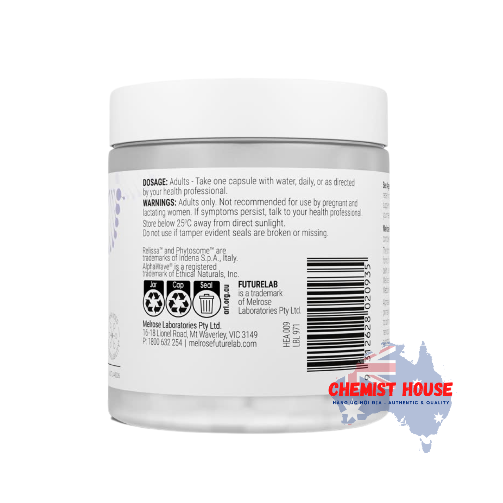 Viên Uống Hỗ Trợ Giấc Ngủ - Melrose FutureLab Deep Wave Sleep Booster 30 viên