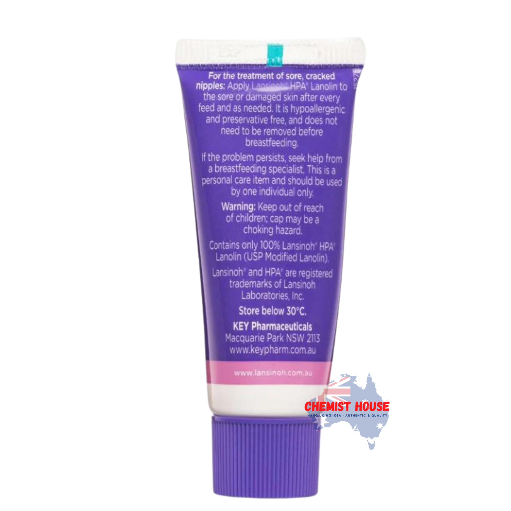 Kem bôi trị nứt đầu ti - cực phù hợp cho mẹ cho con bú Lansinoh® HPA® Lanolin 15g