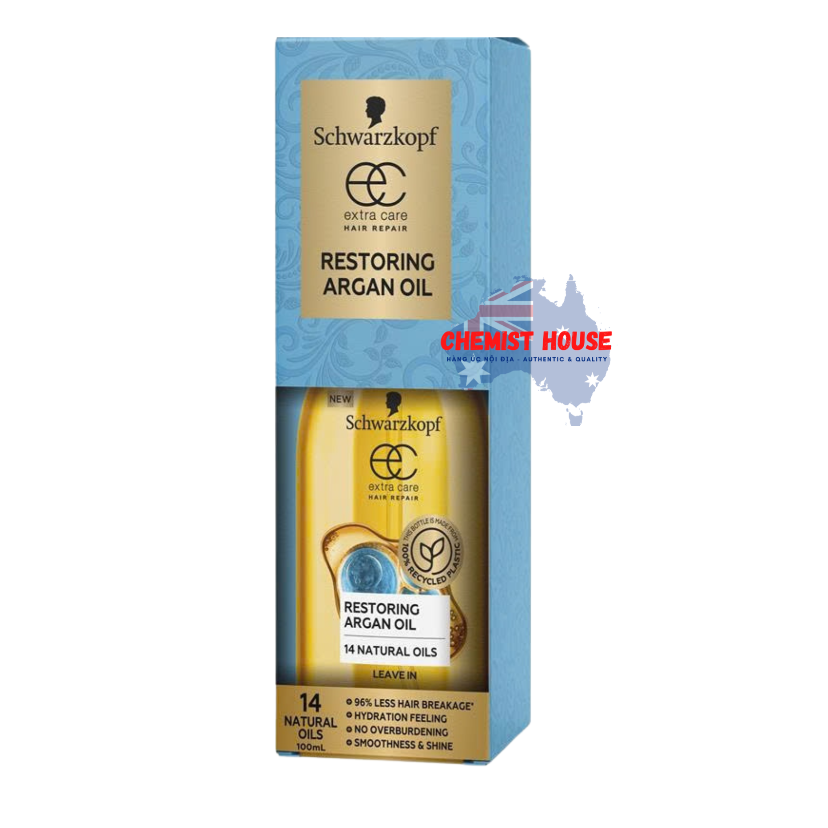 Dầu Argan Phục Hồi Tóc - Schwarzkopf Extra Care Restoring Argan Oil 100ml