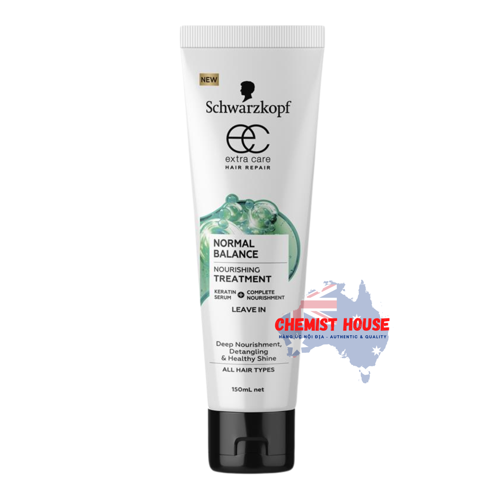 Kem Dưỡng Tóc & Gỡ Rối Phù Hợp Mọi Loại Tóc - Schwarzkopf Extra Care Normal Balance Leave In Treatment 150ml