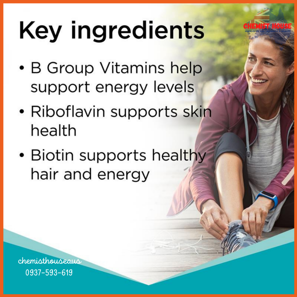 Viên Uống Tăng Cường Năng Lượng Vitamin Nhóm B - Blackmores Mega B Complex Energy Support Vitamin Phù Hợp Ăn Chay