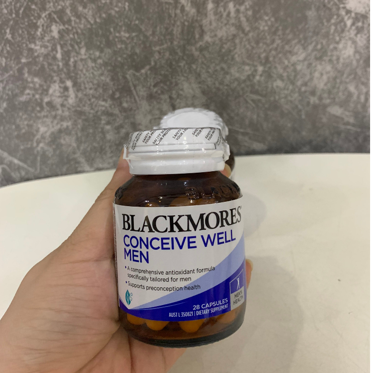 Viên uống tăng sinh lý tăng thụ thai cho Nam - Blackmores Conceive Well Men 28 Tablets