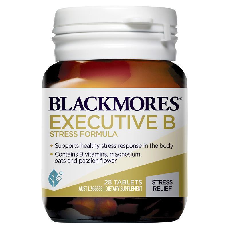 [Hàng chuẩn Úc] Viên Uống Giảm Căng Thẳng, Mệt Mỏi Blackmores Executive B Stress Formula