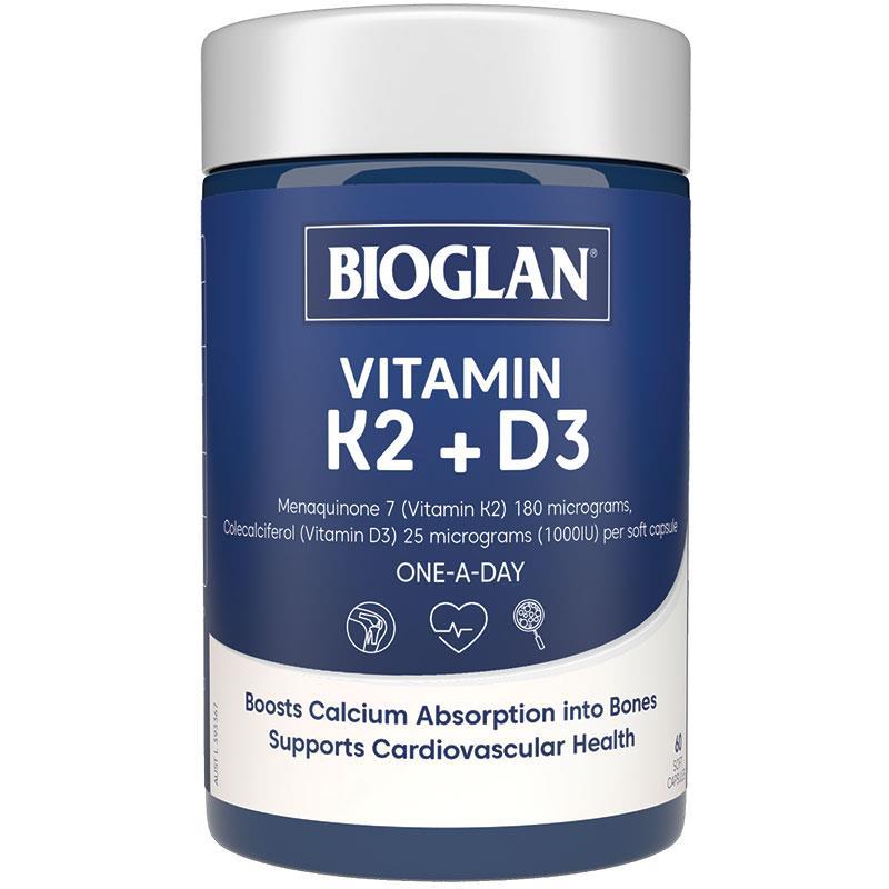 Viên uống bổ sung Vitamin D3 ÚC Blackmores Vitamin D3 1000IU Bioglan Vitamin K2 + D3 Carusos Vitamin K2 + D3