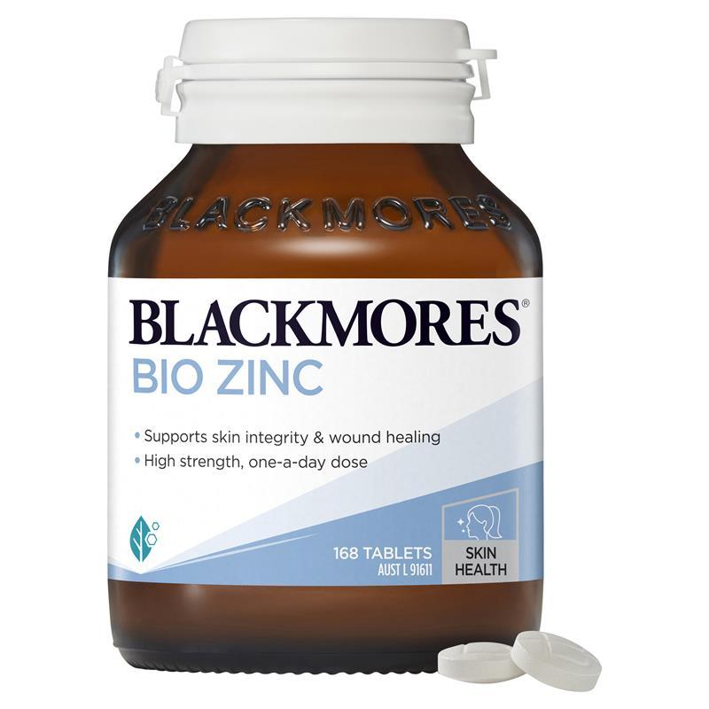 Viên uống bổ sung kẽm khỏe da - Blackmores Bio Zinc Hàng chuẩn nội địa Úc hàm lượng kẽm 125mg trở lên Date xa