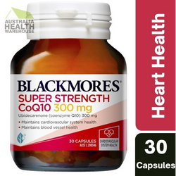 [Hàng Chuẩn ÚC] Viên uống hổ trợ/bổ tim mạch 30 viên - Blackmores CoQ10 150mg 300mg