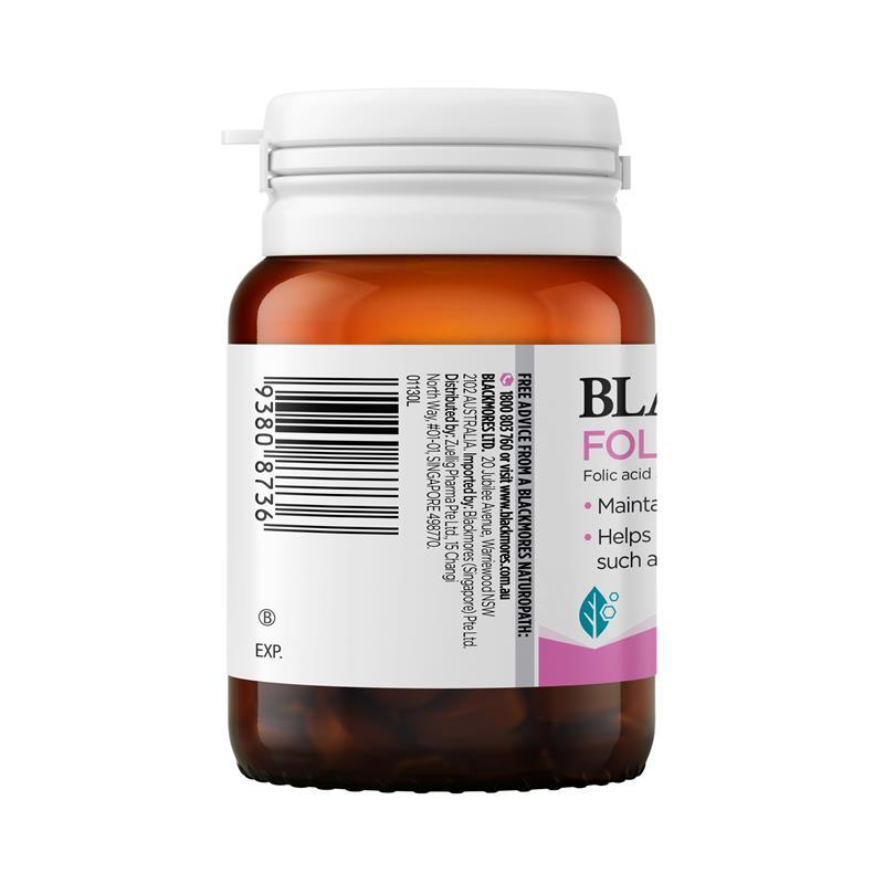Blackmores I-Folic & Folate Viên Uống Bổ Sung Acid Folic Cho Phụ Nữ Mang Thai & Tăng Thụ Thai
