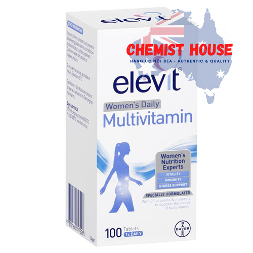Elevit Women's Daily Multivitamin Tablets (100 days) - Vitamin Tổng Hợp Dành cho Nữ 100 viên