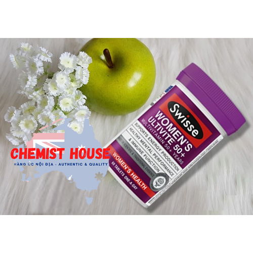 Swisse Women's Ultivite 50+ Multivitamin 90 Tablets - Vitamin tổng hợp cho phụ nữ trên 50 tuổi