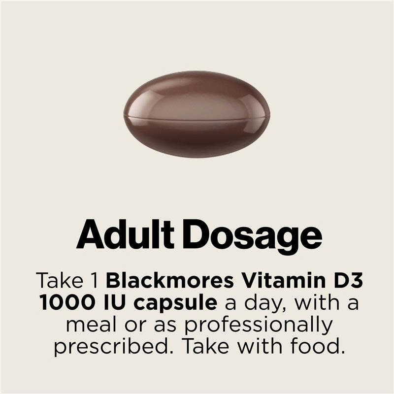 Blackmores Vitamin D3 1000IU - Viên uống vitamin D3 60 viên