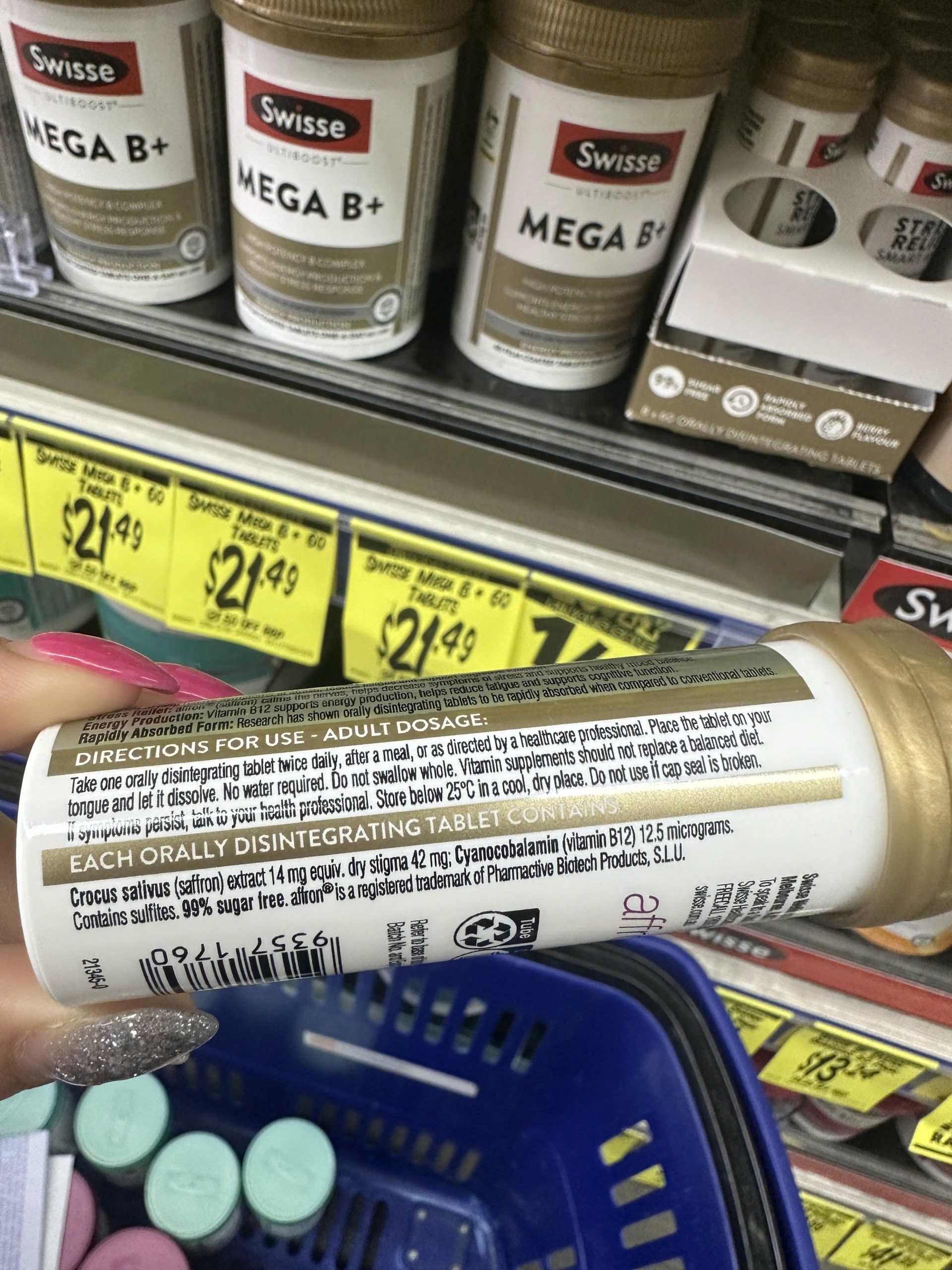 Swisse Ultiboost Stress Relief Smart Melts 60 pack - Swisse Ultiboost Giảm Căng Thẳng, Cải Thiện Trí Nhớ 60 viên