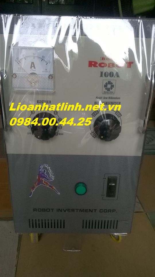 nạp ắc quy robot 100a 1