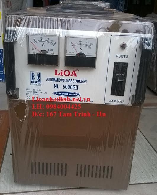 ỔN ÁP LIOA 5KVA ( NL - 5000SII) CŨ