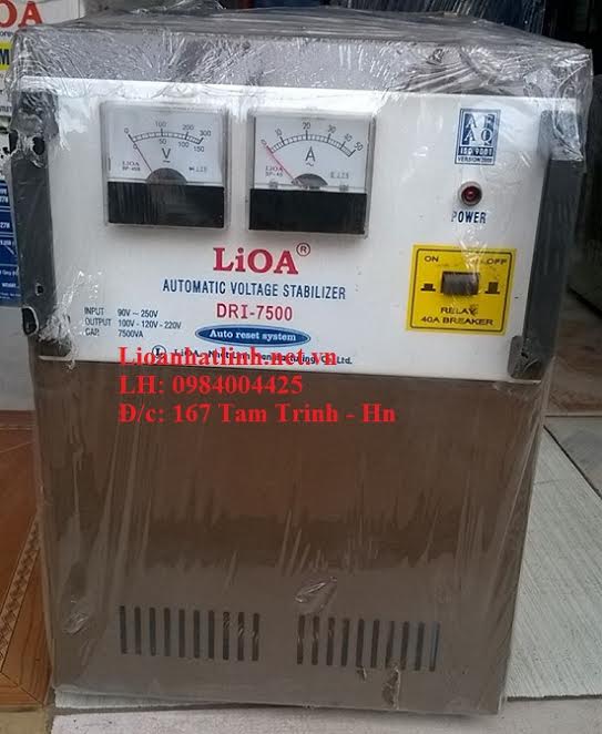 ỔN ÁP LIOA DRI - 7500 CŨ 