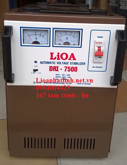 ổn áp lioa 7 5kva model dri - 7500 gái bao nhiêu