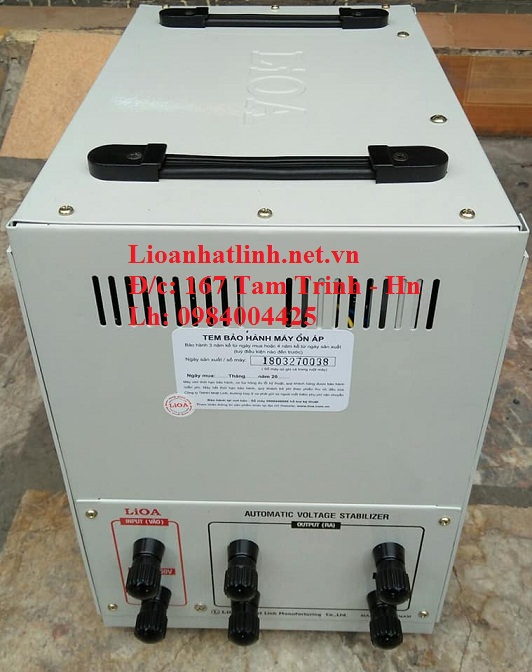 PHÍA SAU ỔN ÁP LIOA CHÍNH HÃNG 