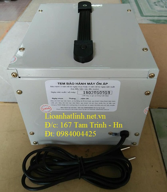 PHÍA SAU ỔN ÁP LIOA 1KVA SH - 1000 II