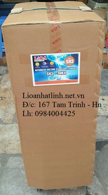 ỔN ÁP LIOA 30KVA 3 PHA NGUYÊN ĐAI NGUYÊN KIỆN