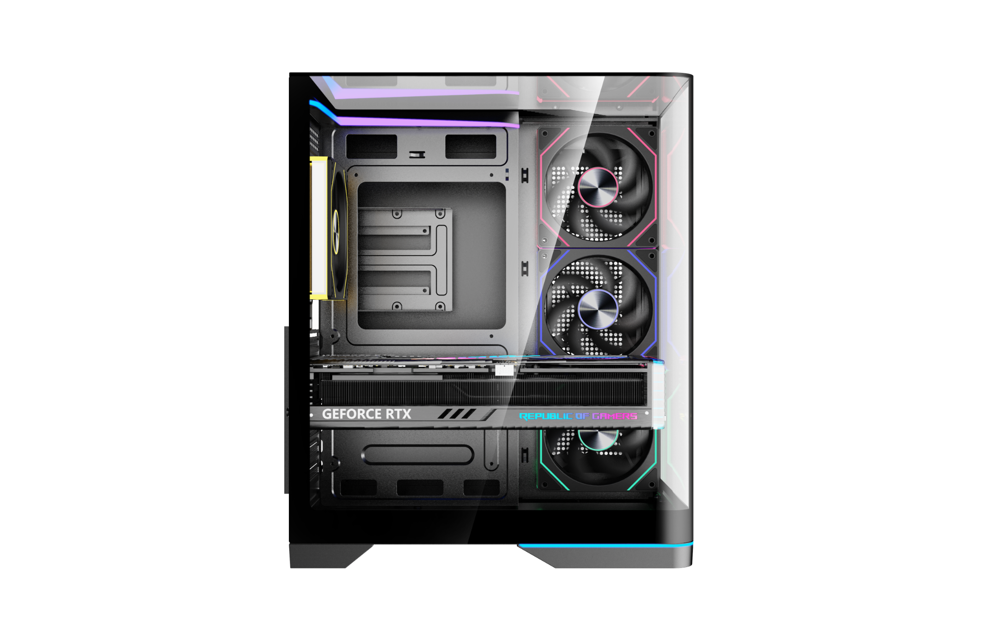 VỎ CASE MIK G8 NOVA X BLACK (MÀU ĐEN/ ATX/ KÍNH CONG/ LED ARGB)