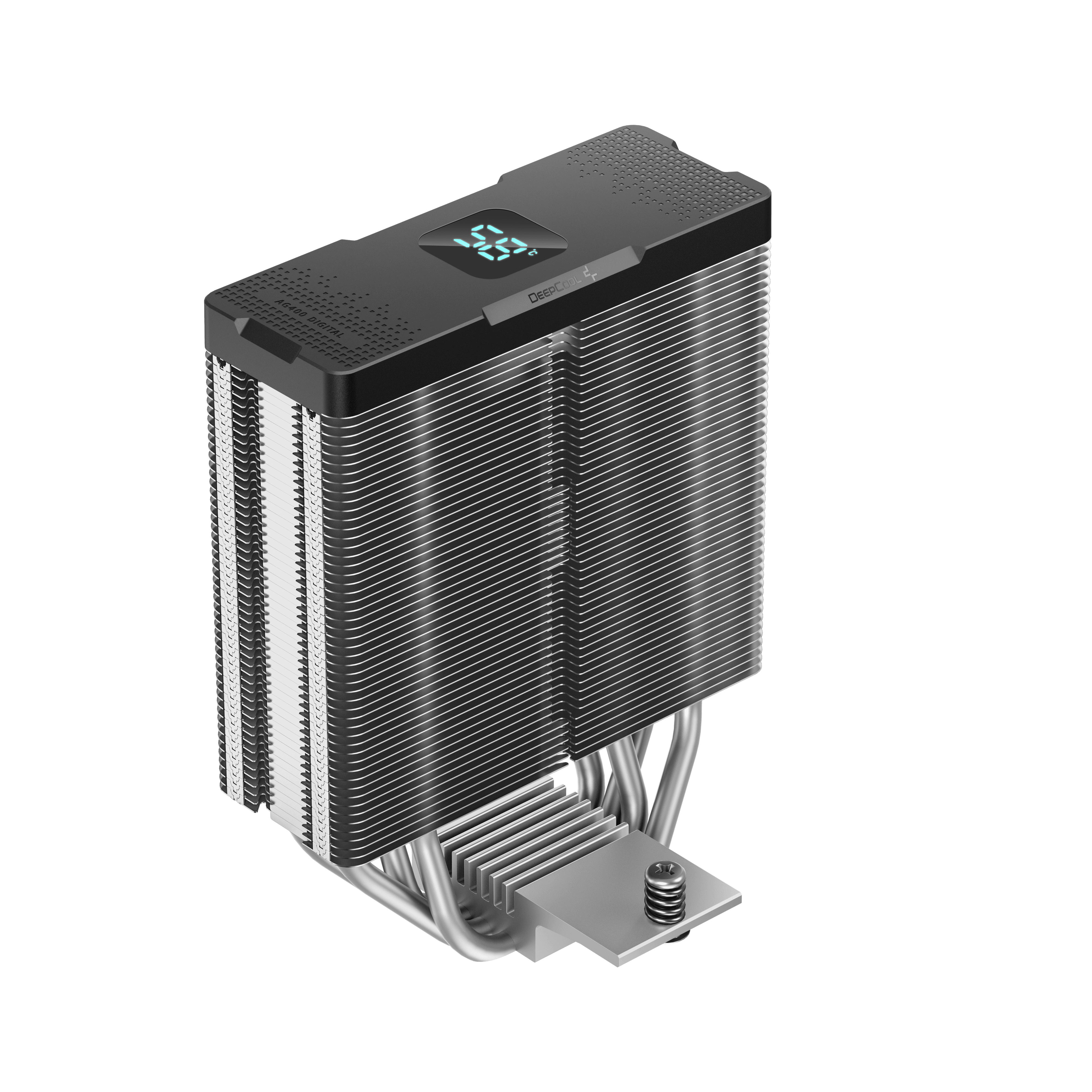 TẢN NHIỆT KHÍ CPU DEEPCOOL AG400 DIGITAL BLACK (MÀU ĐEN/ HIỂN THỊ NHIỆT ĐỘ)