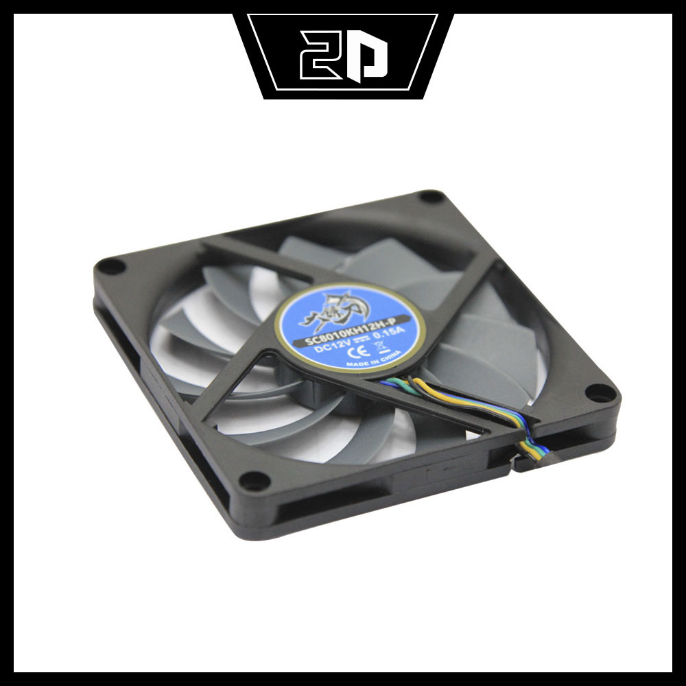 Quạt tản nhiệt Scythe KAZE-HACHI 8010 Slim cho Mini Case, iTX (Tốc 3000RPM/ Dày 10MM/ Kích thước 8CM)