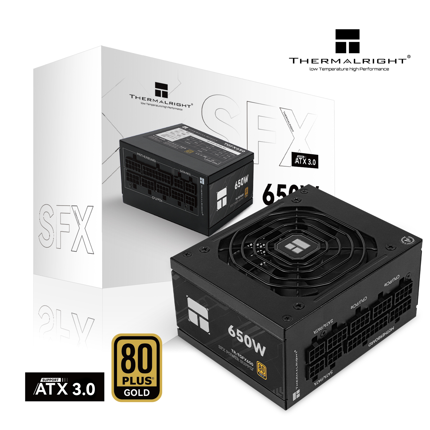 NGUỒN THERMALRIGHT TR-TGFX650 (MÀU ĐEN/ CHUẨN SFX/ FULL MODULAR/ 650W)