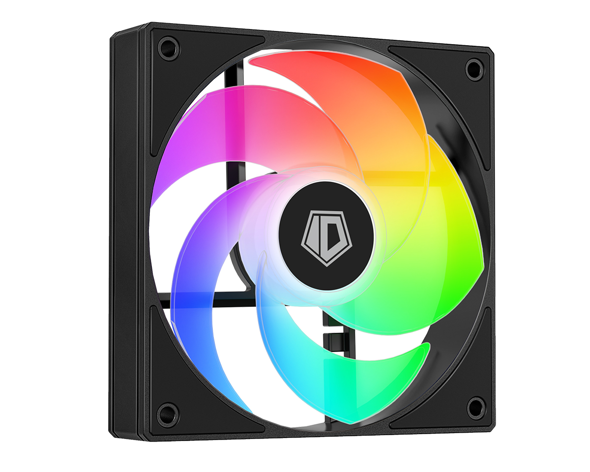 QUẠT TẢN NHIỆT ID-COOLING AS-120-ARGB-KR (MÀU ĐEN/ LED ARGB/ GIÓ NGƯỢC)