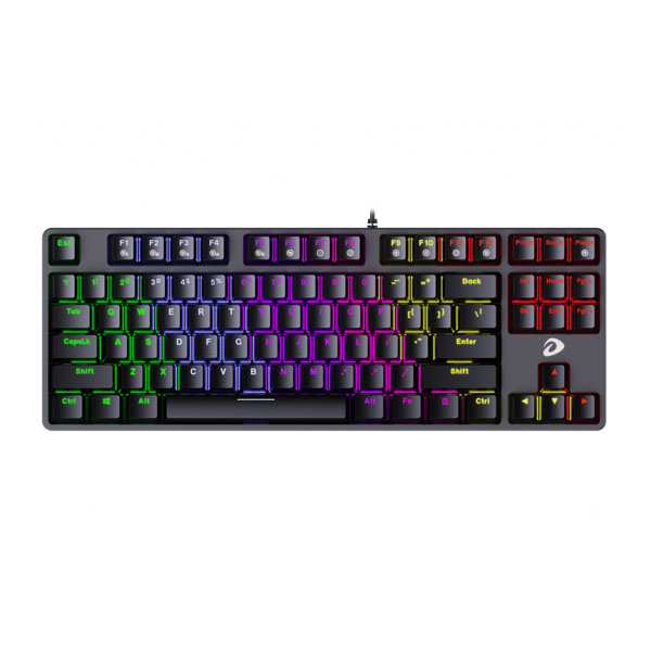 Bàn phím cơ Gaming DAREU EK87 - Black (MULTI-LED, Blue/ Brown/ Red D switch)