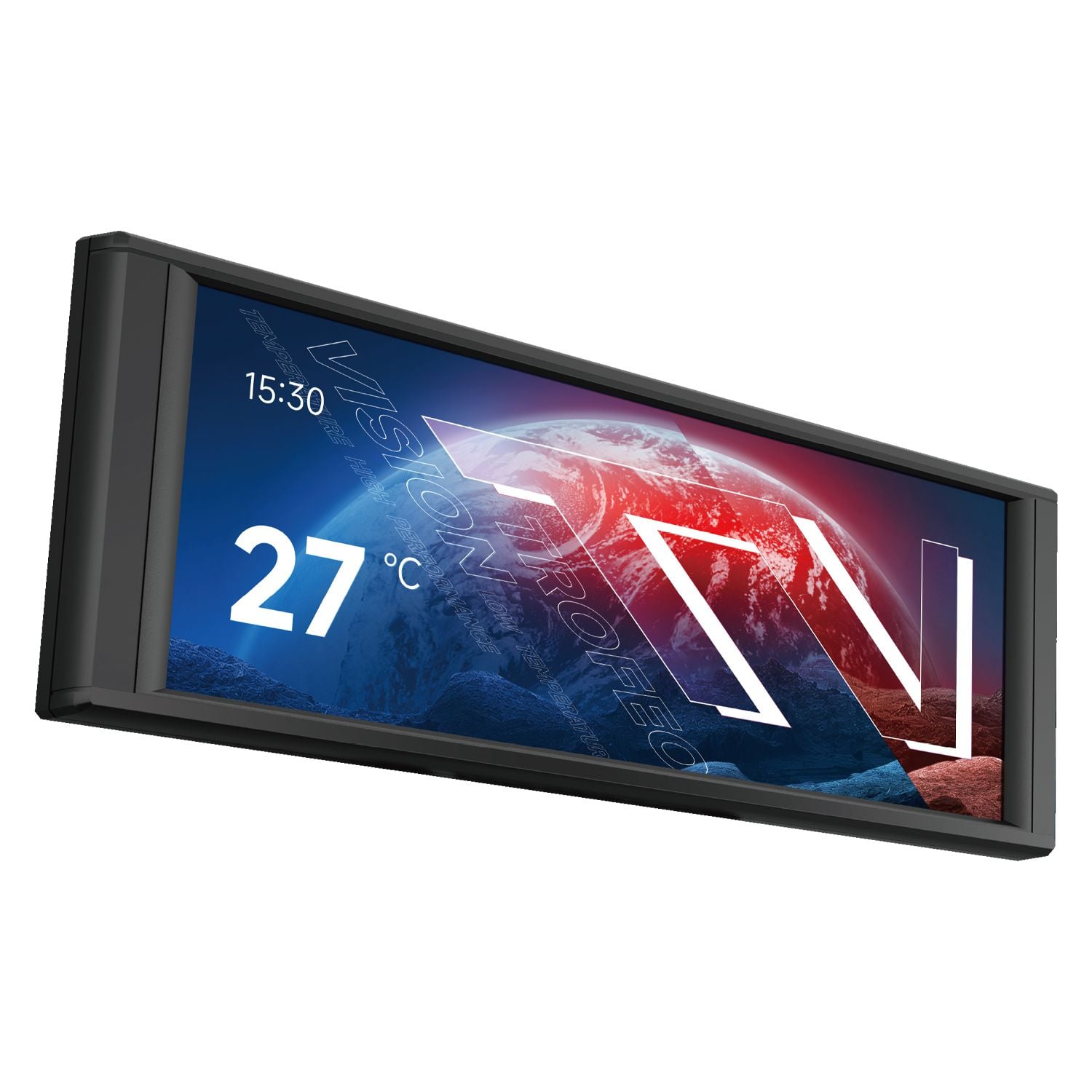 MÀN HÌNH PHỤ THERMALRIGHT TROFEO VISION LCD 6.86 inch BLACK (MÀU ĐEN/ Hiển Thị Video & Thông Số PC)
