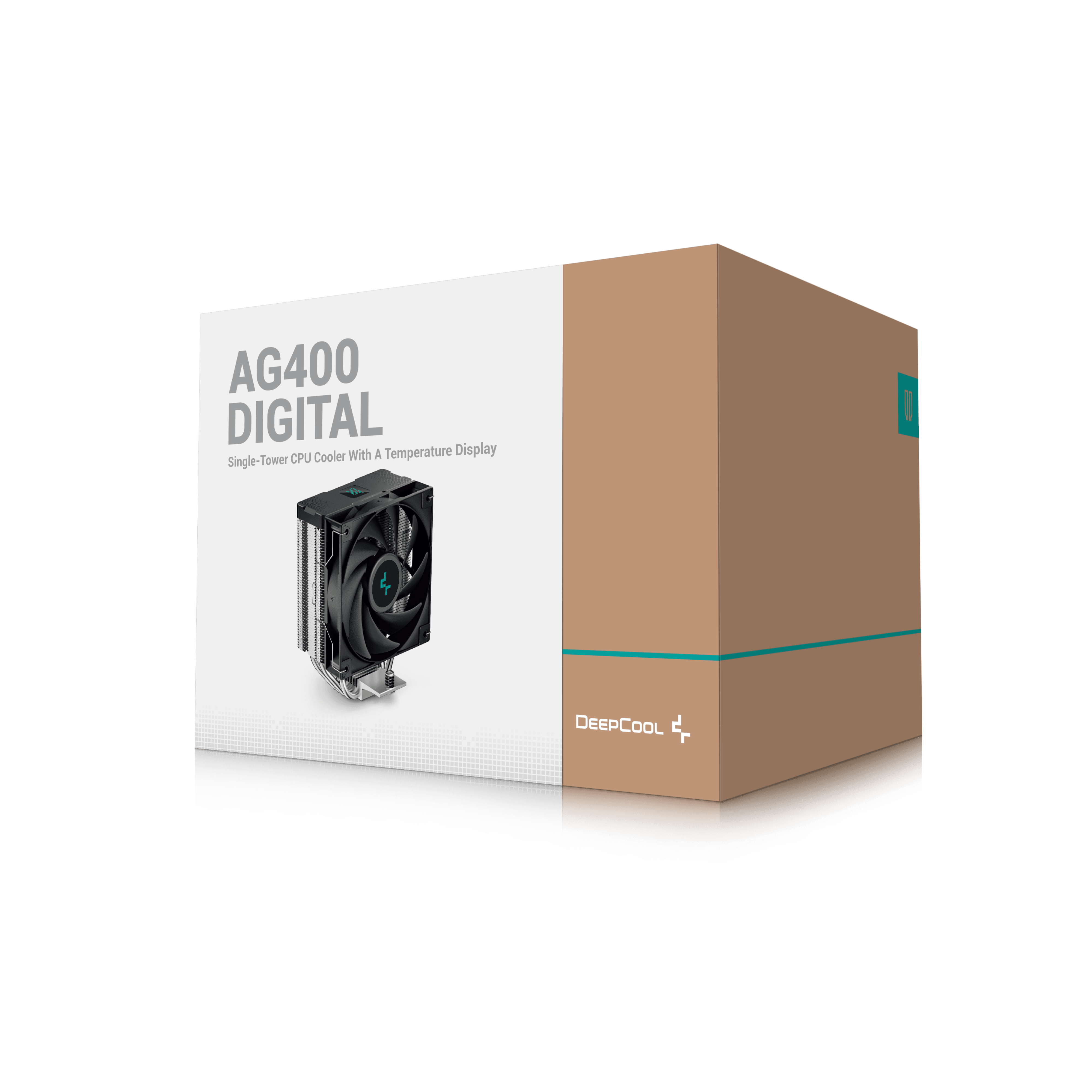 TẢN NHIỆT KHÍ CPU DEEPCOOL AG400 DIGITAL BLACK (MÀU ĐEN/ HIỂN THỊ NHIỆT ĐỘ)