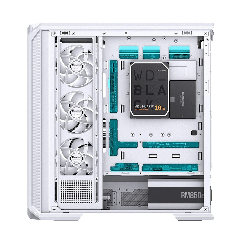 Vỏ Case JONSBO D400 WHITE (ATX/ MÀU TRẮNG)