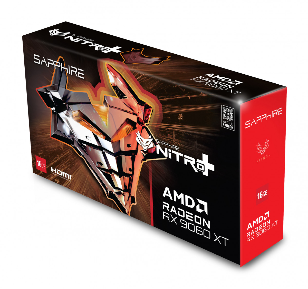 CARD MÀN HÌNH SAPPHIRE NITRO+ AMD Radeon RX 9060 XT GAMING OC 16GB