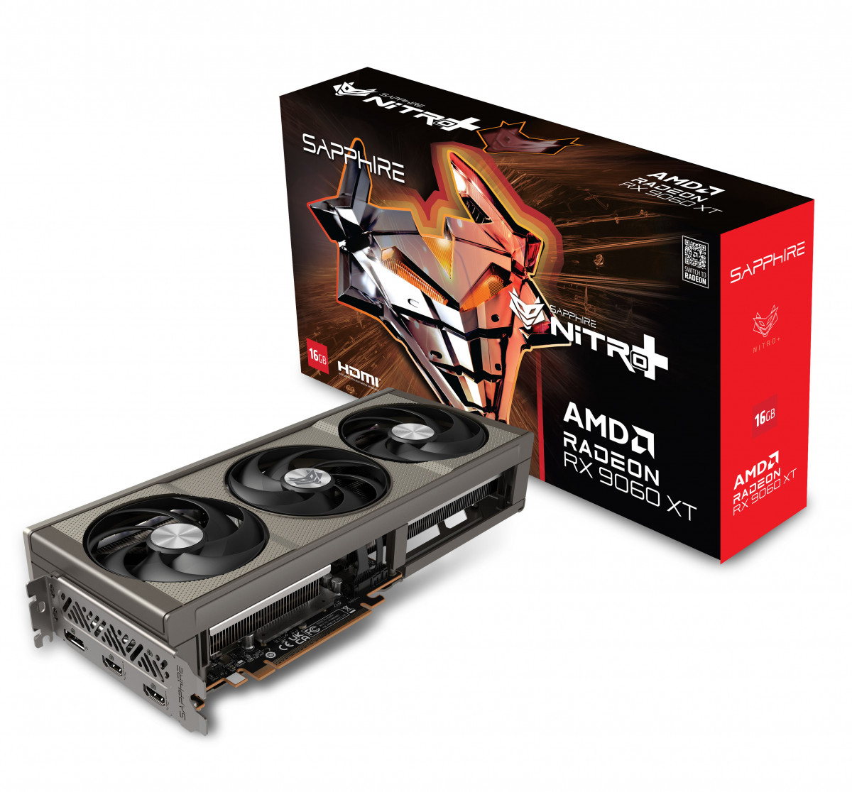 CARD MÀN HÌNH SAPPHIRE NITRO+ AMD Radeon RX 9060 XT GAMING OC 16GB